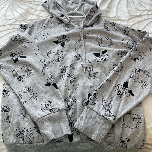 Loonie tunes hoodie-worn once - Picture 1 of 2
